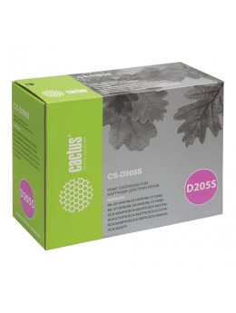 Картридж лазерный CACTUS (CS-D205S) для SAMSUNG ML-3310ND/3710D/SCX4833FD, ресурс 2000 стр.