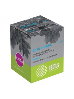 Картридж лазерный CACTUS (CS-CLP-C300A) для SAMSUNG CLP-300, голубой, ресурс 1000 стр. Картридж лазерный CACTUS (CS-CLP-C300A) для SAMSUNG CLP-300, голубой, ресурс 1000 стр.