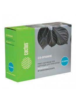 Картридж лазерный CACTUS (CS-SP200HE) для RICOH SP 210/SP 212w, ресурс 2600 стр. Картридж лазерный CACTUS (CS-SP200HE) для RICOH SP 210/SP 212w, ресурс 2600 стр.