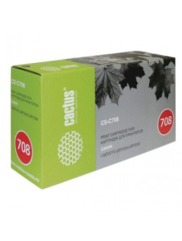 Картридж лазерный CACTUS (CS-C708) для CANON LBP-3300, ресурс 2500 стр. Картридж лазерный CACTUS (CS-C708) для CANON LBP-3300, ресурс 2500 стр.