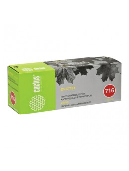 Картридж лазерный CACTUS (CS-C716Y) для CANON LBP-5050, желтый, ресурс 1500 стр. Картридж лазерный CACTUS (CS-C716Y) для CANON LBP-5050, желтый, ресурс 1500 стр.