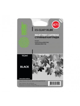 Картридж струйный CACTUS (CS-CLI471XLBK) для CANON PIXMA MG5740/6840/7740, черный, ресурс 2000 стр. Картридж струйный CACTUS (CS-CLI471XLBK) для CANON PIXMA MG5740/6840/7740, черный, ресурс 2000 стр.