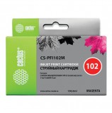 Картридж струйный CACTUS (CS-PFI102M) для CANON iPF500/510/F600/605/650/700, пурпурный, 130 мл