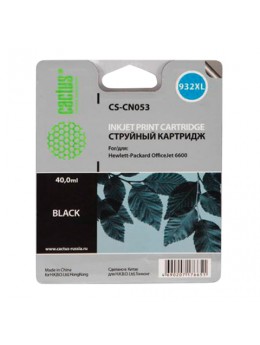 Картридж струйный CACTUS (CS-CN053) для HP OfficeJet 6100/6600/6700, черный, 40 мл Картридж струйный CACTUS (CS-CN053) для HP OfficeJet 6100/6600/6700, черный, 40 мл