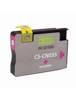 Картридж струйный CACTUS (CS-CN055) для HP OfficeJet 6100/6600/6700, пурпурный, 14 мл