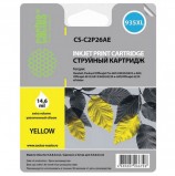 Картридж струйный CACTUS (CS-C2P26AE) для HP Officejet Pro 6830/6230, желтый, ресурс 1000 стр.