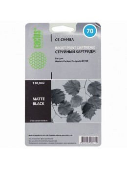 Картридж струйный CACTUS (CS-C9448A) для HP DesignJet Z2100/Z5200/Z5400, матовый черный Картридж струйный CACTUS (CS-C9448A) для HP DesignJet Z2100/Z5200/Z5400, матовый черный
