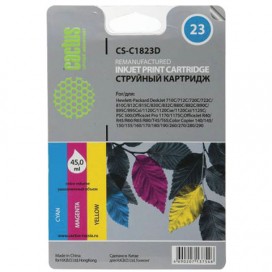Картридж струйный CACTUS (CS-C1823D) для HP Deskjet 710с/20с/810c/80c/95cxi, цветной, ресурс 620 стр.