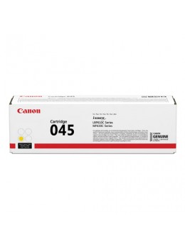Картридж лазерный CANON (045Y) MF635/633/631/LBP 611/613, желтый, ресурс 1300 стр., оригинальный, 1239C002