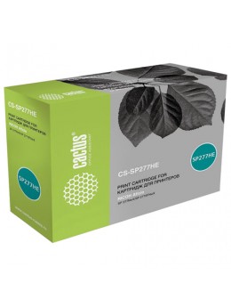 Картридж лазерный CACTUS (CS-SP277HE) для RICOH SP277NwX/SP277SNwX/SP277SFNwX, ресурс 2600 стр.