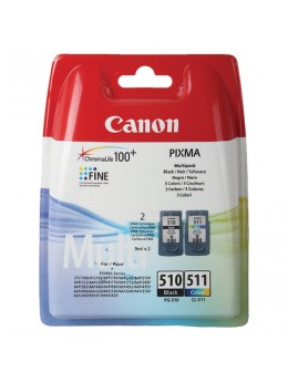 Картридж струйный CANON (PG-510/CL-511) PIXMA MP240/250/260/MX320, черный и цветной, 264 страниц, оригинальный, 2970B010 Картридж струйный CANON (PG-510/CL-511) PIXMA MP240/250/260/MX320, черный и цветной, 264 страниц, оригинальный, 2970B010