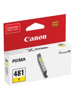 Картридж струйный CANON (CLI-481Y) для PIXMA TS704/TS6140, желтый, ресурс 257 страниц, оригинальный, 2100C001 Картридж струйный CANON (CLI-481Y) для PIXMA TS704/TS6140, желтый, ресурс 257 страниц, оригинальный, 2100C001