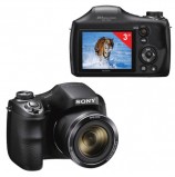 Фотоаппарат компактный SONY Cyber-shot DSC-H300, 20,1 Мп, 35x zoom, 3' ЖК-монитор, черный, DSCH300.RU3