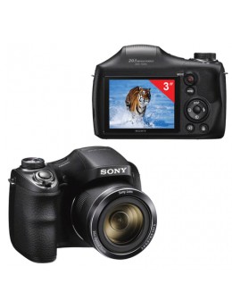 Фотоаппарат компактный SONY Cyber-shot DSC-H300, 20,1 Мп, 35x zoom, 3' ЖК-монитор, черный, DSCH300.RU3