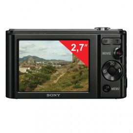 Фотоаппарат компактный SONY Cyber-shot DSC-W810, 20,4 Мп, 6x zoom, 2,7' ЖК-монитор, черный, DSCW810B.RU3