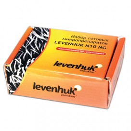 Набор готовых микропрепаратов LEVENHUK N10 NG (10 образцов, стекла), 29279