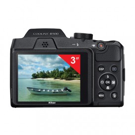 Фотоаппарат компактный NIKON CoolPix B500, 16 Мп, 40x zoom, 3' ЖК-монитор, Full HD, Wi-Fi, NFC, черный, VNA951E1
