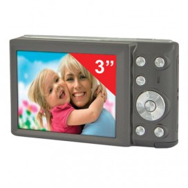 Фотоаппарат компактный REKAM iLook S970i, 21 Мп, 8x zoom, 3' ЖК-монитор, HD, черный металлик, 626548540336