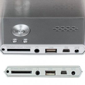 Фоторамка цифровая RITMIX RDF-880, 8' (20 см), 4:3, 1024х768, SD/SDHC/MMC, USB, видео, серебристая