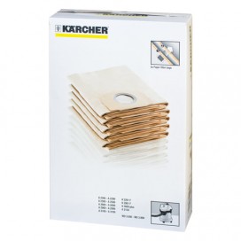 Мешки для сбора пыли KARCHER (КЕРХЕР), комплект 5 шт., бумажные, для пылесосов SE4/WD3, 6.959-130.0