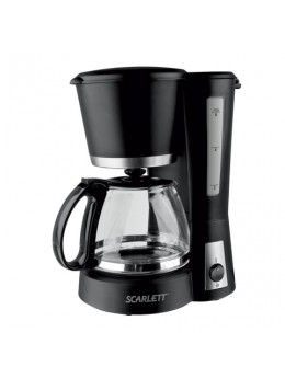 Кофеварка капельная SCARLETT SC-038, объем 0,6 л, мощность 600 Вт, подогрев, пластик, черная Кофеварка капельная SCARLETT SC-038, объем 0,6 л, мощность 600 Вт, подогрев, пластик, черная