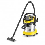 Пылесос KARCHER MV/WD 6 P Premium, с пылесборником, 1300 Вт, розетка, выдув, контейнер из нержавеющей стали, 1.348-270.0