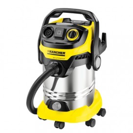 Пылесос KARCHER MV/WD 6 P Premium, с пылесборником, 1300 Вт, розетка, выдув, контейнер из нержавеющей стали, 1.348-270.0