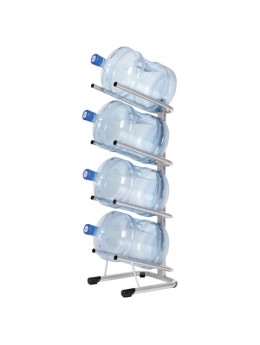 Стеллаж для хранения воды HOT FROST, на 4 бутыли, металл, серебристый, 250900402