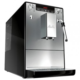 Кофемашина MELITTA CAFFEO SOLO&MILK Е 953-102, 1400 Вт, объем 1,2 л, емкость для зерен 125 г, ручной капучинатор, серебристая