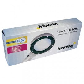 Лупа LEVENHUK Zeno 100, увеличение х2,5/х5, диаметр линз 78/19 мм, металл, 38121