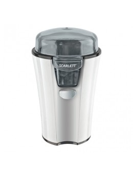 Кофемолка SCARLETT SC-010, мощность 180 Вт, вместимость 40 г, пластик, белая