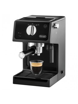 Кофеварка рожковая DELONGHI ECP31.21, 1100 Вт, объем 1 л, ручной капучинатор, черная Кофеварка рожковая DELONGHI ECP31.21, 1100 Вт, объем 1 л, ручной капучинатор, черная