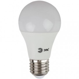 Лампа светодиодная ЭРА, 8 (55) Вт, цоколь E27, грушевидная, теплый белый свет, 25000 ч., LED smdA55\60-8w-827-E27ECO, A60-8w-827-E27