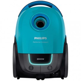 Пылесос PHILIPS FC8389/01, с пылесборником, 2000 Вт, мощность всасывания 350 Вт, бирюзовый