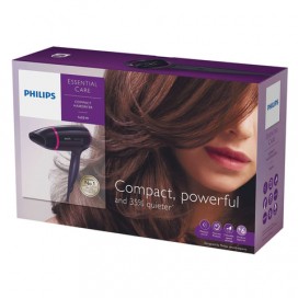 Фен PHILIPS BHD002/00, 1600 Вт, 3 скоростных режима, холодный обдув, черный