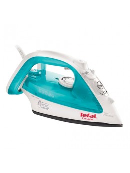 Утюг TEFAL Easygliss FV3910, 2200 Вт, металлокерамическое покрытие, самоочистка, антикапля, голубой Утюг TEFAL Easygliss FV3910, 2200 Вт, металлокерамическое покрытие, самоочистка, антикапля, голубой