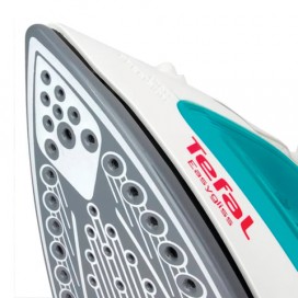 Утюг TEFAL Easygliss FV3910, 2200 Вт, металлокерамическое покрытие, самоочистка, антикапля, голубой