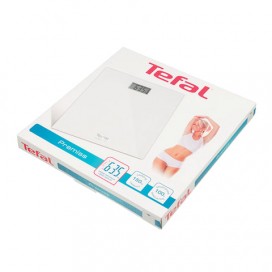 Весы напольные TEFAL PP1061, электронные, вес до 150 кг, квадратные, стекло, белые