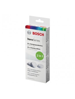 Таблетки для очистки кофемашин и кофеварок BOSCH КОМПЛЕКТ 10 шт., TCZ8001N Таблетки для очистки кофемашин и кофеварок BOSCH КОМПЛЕКТ 10 шт., TCZ8001N