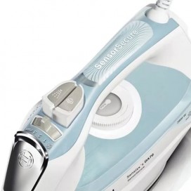 Утюг BOSCH TDA7028210, 2800 Вт, алюминиевая поверхность, автоотключение, самоочистка, антикапля, голубой