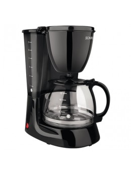 Кофеварка капельная SCARLETT SC-CM33007, 750 Вт, 1,25 л, антикапля, подогрев, пластик, черная, SC - CM33007