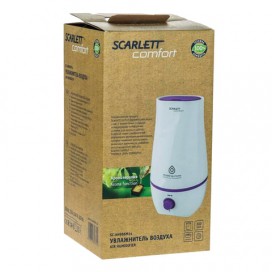 Увлажнитель SCARLETT SC-AH986M14, объем бака 2 л, 20 Вт, аромаконтейнер, белый с фиолетовым, SC - AH986M14