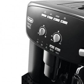Кофемашина DELONGHI ESAM 2600, 1350 Вт, объем 1,7 л, емкость для зерен 200 г, ручной капучинатор, черная, ESAM2600