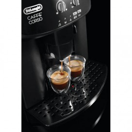 Кофемашина DELONGHI ESAM 2600, 1350 Вт, объем 1,7 л, емкость для зерен 200 г, ручной капучинатор, черная, ESAM2600