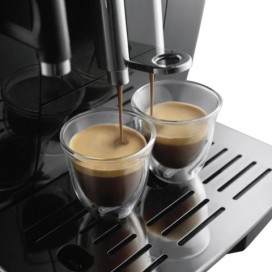 Кофемашина DELONGHI ECAM 350.15.B, 1450 Вт, объем 1,8 л, емкость для зерен 300 г, ручной капучинатор, черная
