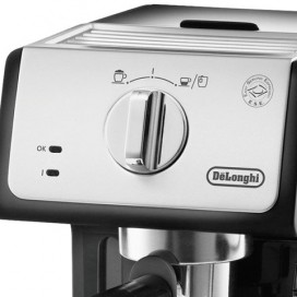 Кофеварка рожковая DELONGHI ECP 33.21/BK, 1100 Вт, объем 1 л, ручной капучинатор, серая, ECP33.21/BK