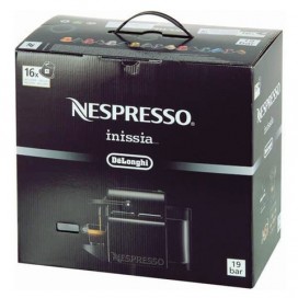 Кофемашина капсульная DELONGHI Nespresso EN 80.CWAE, 1260 Вт, объем 0,8 л, капучинатор, бежевая + капсулы 14 шт., EN80.CWAE