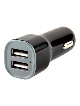 Зарядное устройство автомобильное RED LINE AC-1A, кабель Type-C 1 м, 2 порта USB, выходной ток 1 А, черное, УТ000012244