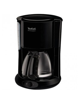 Кофеварка капельная TEFAL CM261838, 1000 Вт, объем 1,25 л, пластик, черная Кофеварка капельная TEFAL CM261838, 1000 Вт, объем 1,25 л, пластик, черная