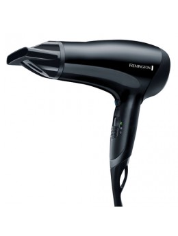 Фен REMINGTON D3010, 2000 Вт, 2 скоростных режима, 3 температурных режима, холодный обдув, режим эко, черный Фен REMINGTON D3010, 2000 Вт, 2 скоростных режима, 3 температурных режима, холодный обдув, режим эко, черный